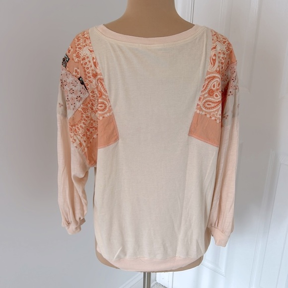 We The Free Feelin It Bandanna Patchwork Top - Picture 5 of 10